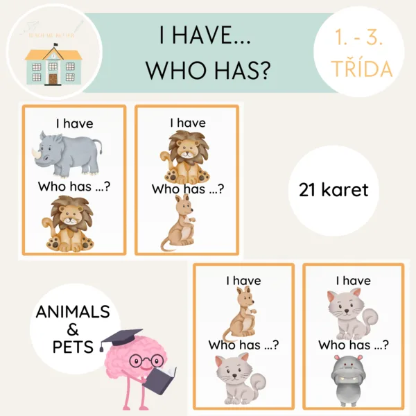 Animals and pets - I have who has 1