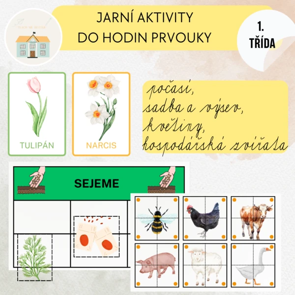 Jarní aktivity do hodin prvouky 1