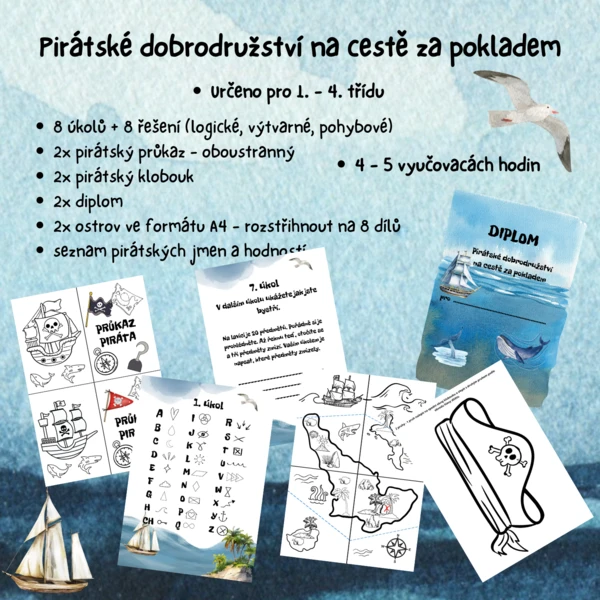 Pirátské dobrodružství na cestě za pokladem 1