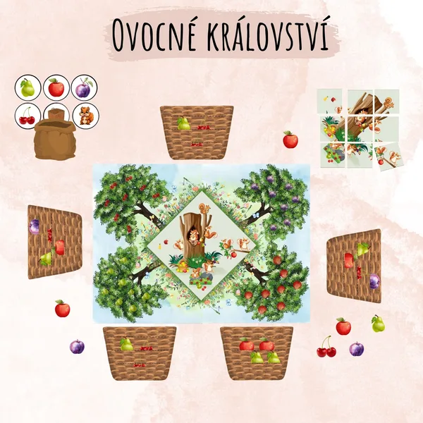 Desková hra - Ovocné království, ovoce  1