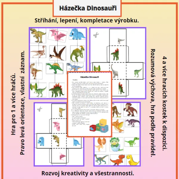 DINOSAUŘI (házečky) 1