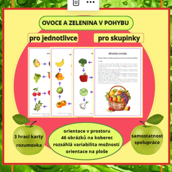 OVOCE A ZELENINA V POHYBU 1