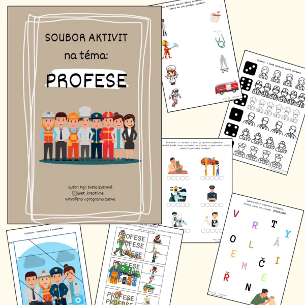 PROFESE (POVOLÁNÍ) - soubor aktivit 1