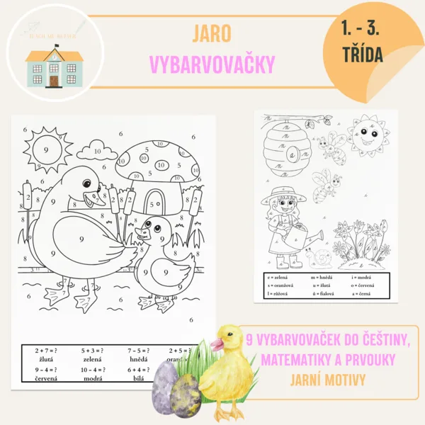 Jarní vybarvovačky 1
