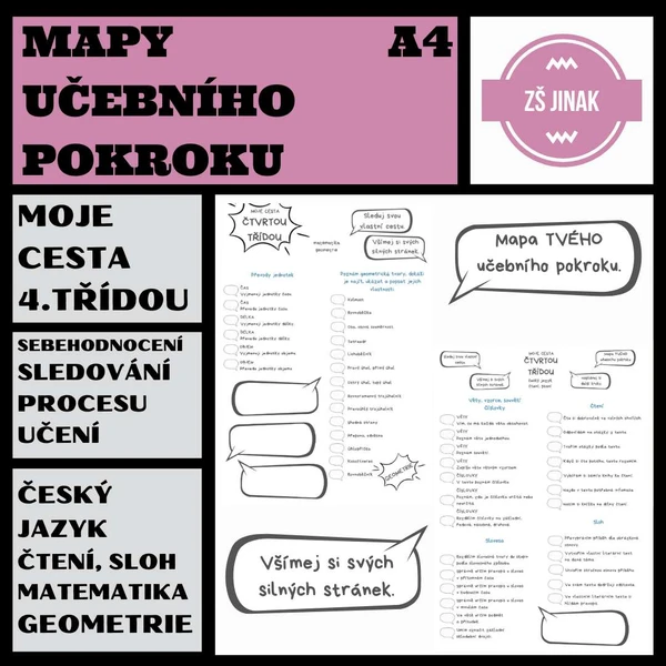 MAPY UČEBNÍHO POKROKU - 4.ročník - A4 1