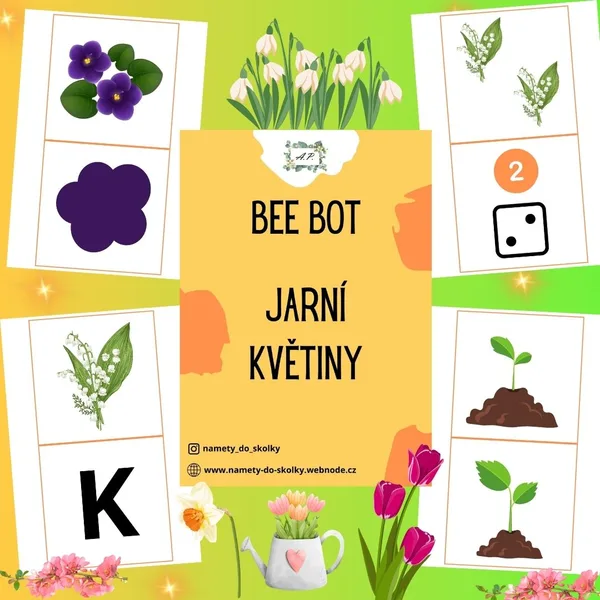 Bee bot - Jarní květiny 1