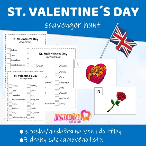 St. Valentine´s Day scavenger hunt 1