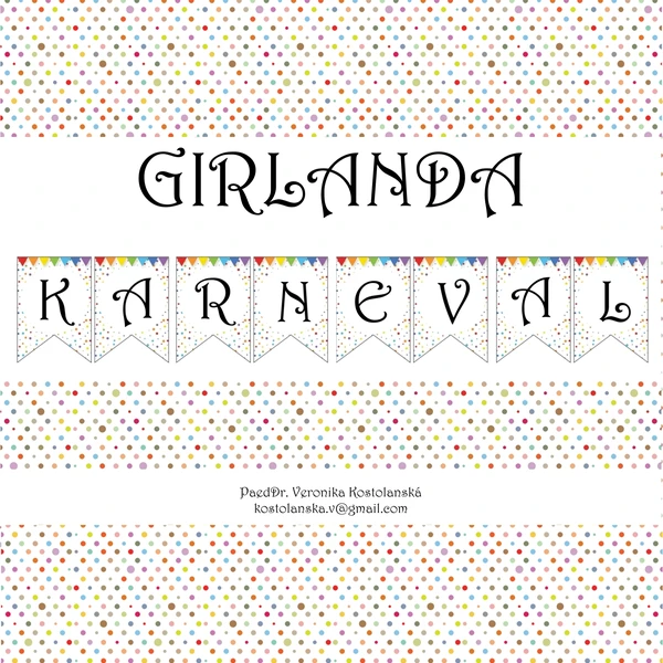 GIRLANDA- KARNEVAL 1