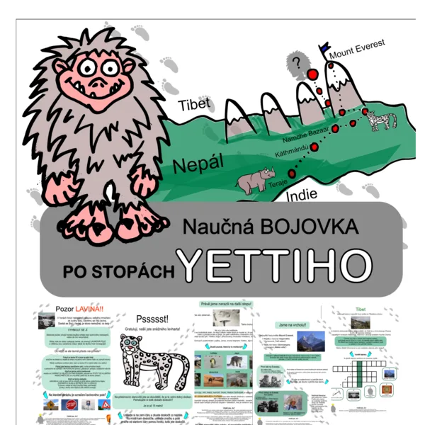 Po stopách Yettiho - naučná hra 1