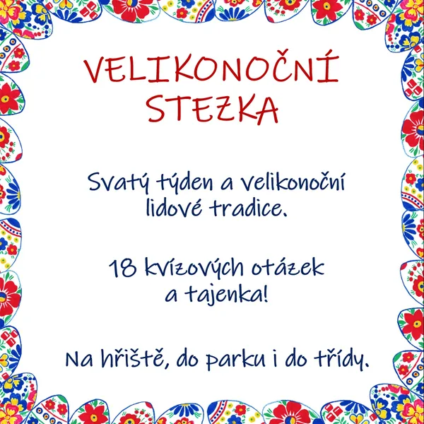 Velikonoční stezka s tajenkou 1