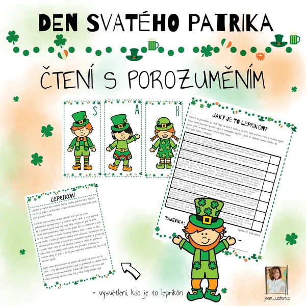 Den sv. Patrika - čtení s porozuměním  1