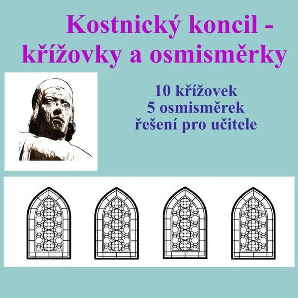 Kostnický koncil - křížovky a osmisměrky 1