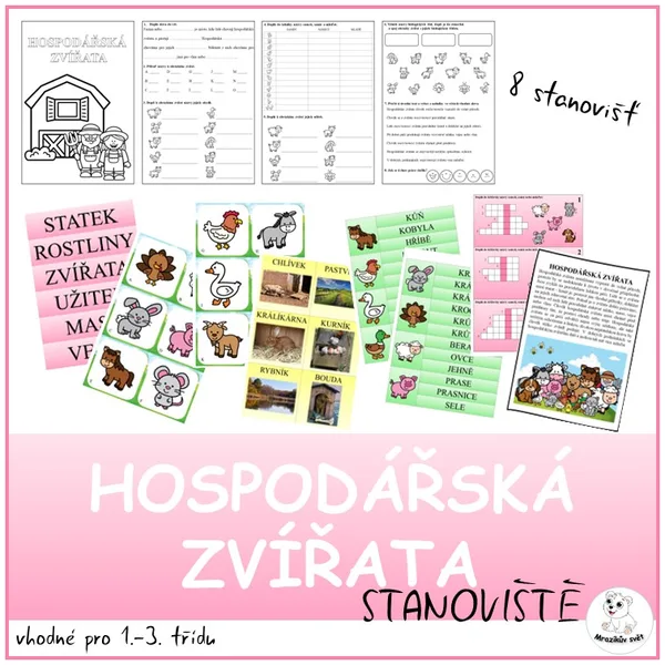 Hospodářská zvířata - stanoviště 1