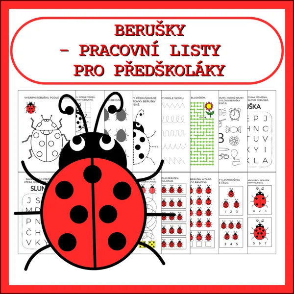 BERUŠKY - PRACOVNÍ LISTY PRO PŘEDŠKOLÁKY 1
