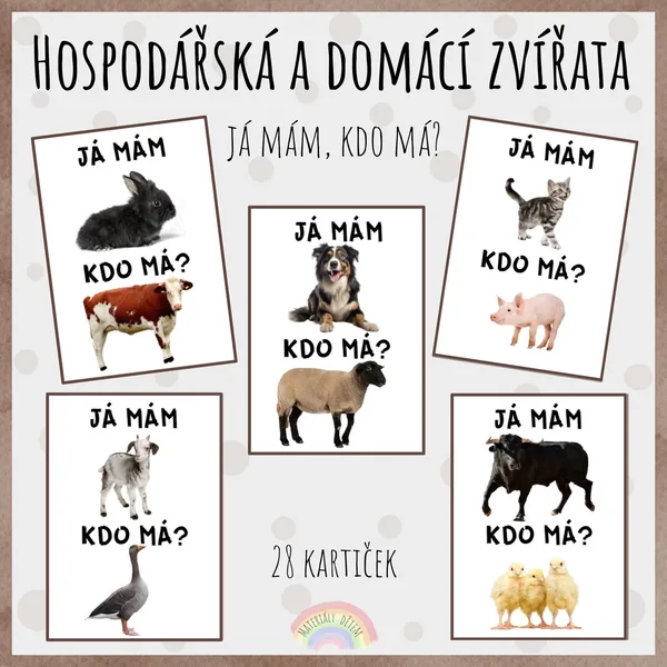 Já mám, kdo má? Hospodářská a domácí zvířata 1