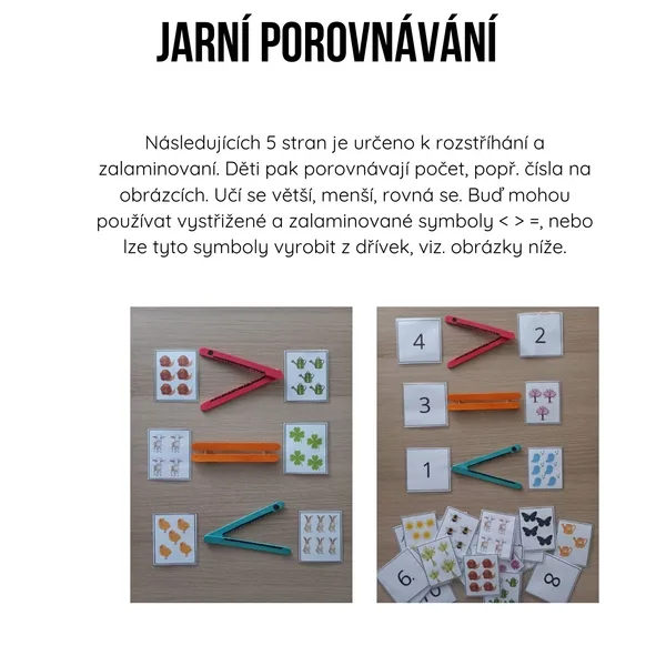 Jarní počítání pro MŠ 1