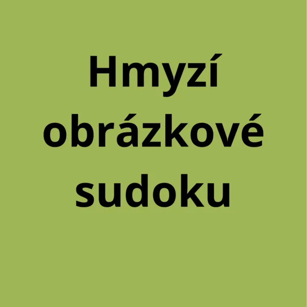 Hmyzí obrázkové sudoku 1