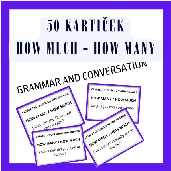 HOW MUCH HOW MANY - CREATE QUESTION AND ANSWER 1
