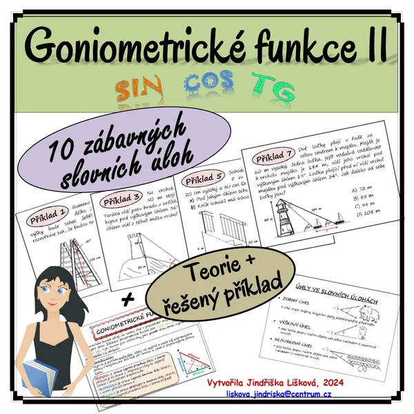 Goniometrické funkce - obrázkové příklady II 1