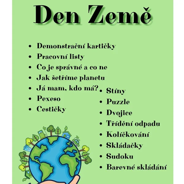 Den země - Velká sada aktivit 1