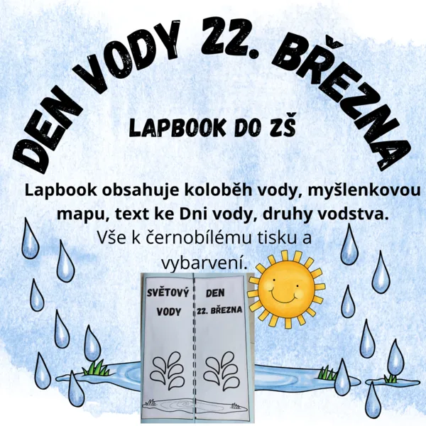 Světový den vody lapbook ZŠ 1
