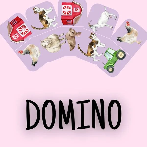 Domino - Zvířátka z farmy 1