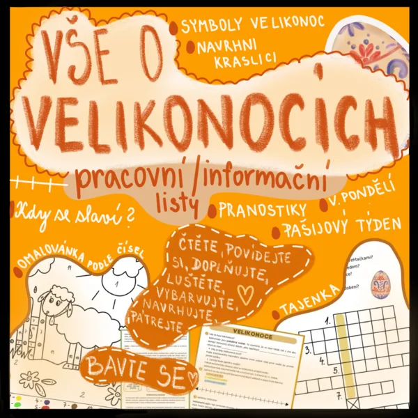 Vše o Velikonocích - pracovní/informační listy 1