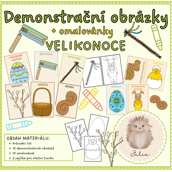 Demonstrační obrázky +omalovánky  1