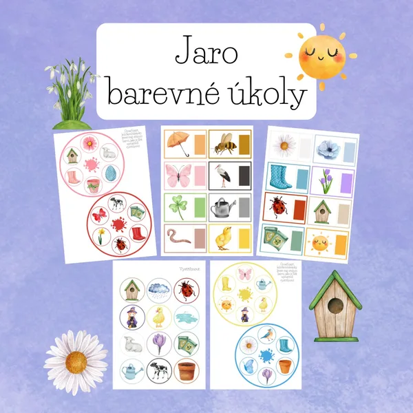 Jaro barevné úkoly 1