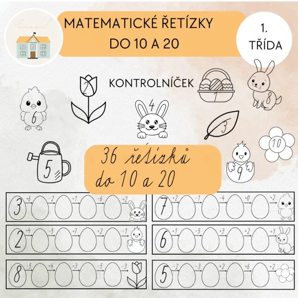 Řetízky, matematické rychlovky 1
