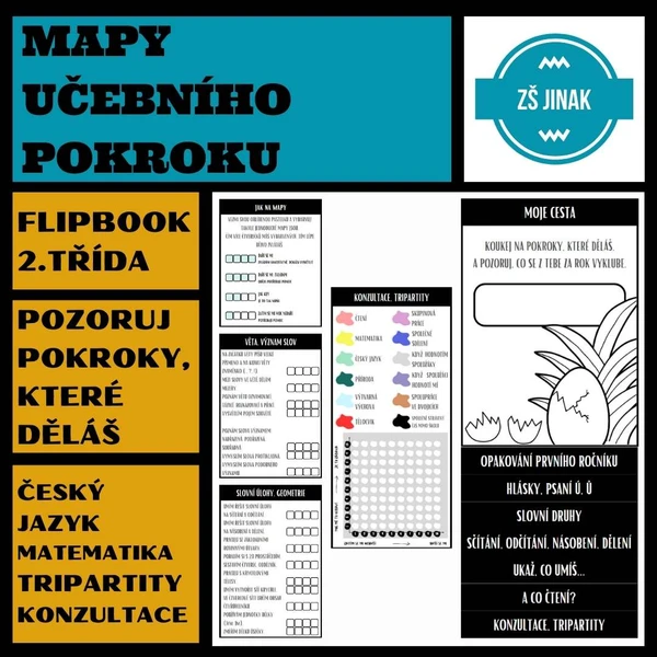 MAPY UČEBNÍHO POKROKU - 2.třída - flipbook + tripartity 1