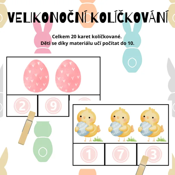 Velikonoční kolíčkování 1