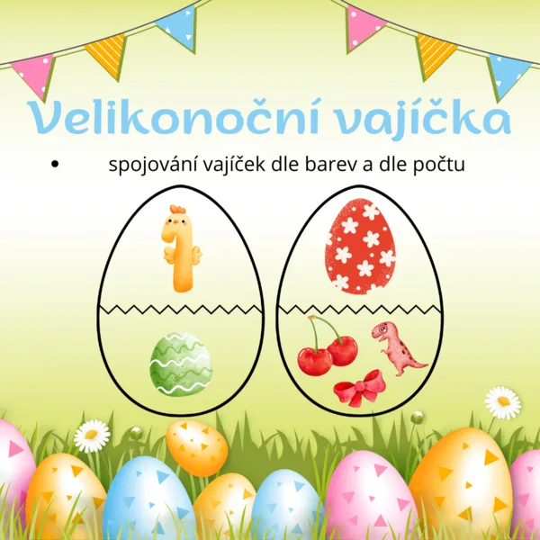Velikonoční vajíčka - spojování 1