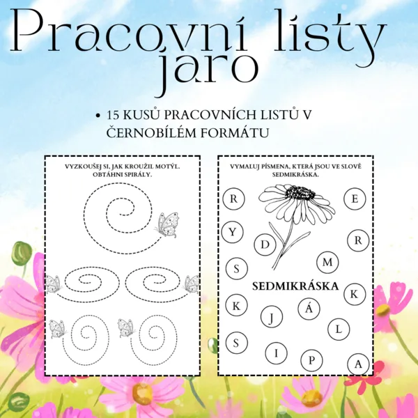 Pracovní listy jaro 1