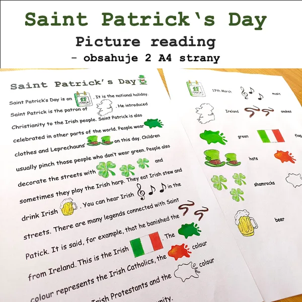 St. Patrick's Day - picture reading 1
