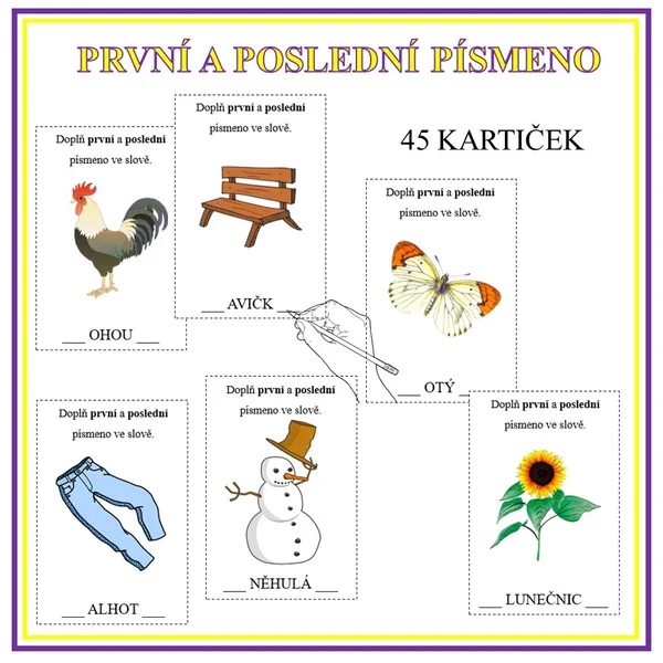 PRVNÍ A POSLEDNÍ PÍSMENO 1