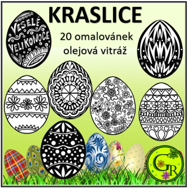 KRASLICE - omalovánky 1