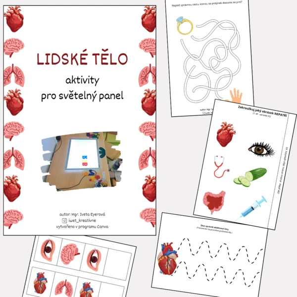 LIDSKÉ TĚLO - aktivity pro světelný panel 1