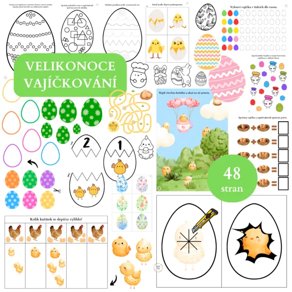 Velikonoce-vajíčkování 1