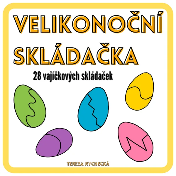 VELIKONOČNÍ SKLÁDAČKA - 28 vajíčkových skládaček 1