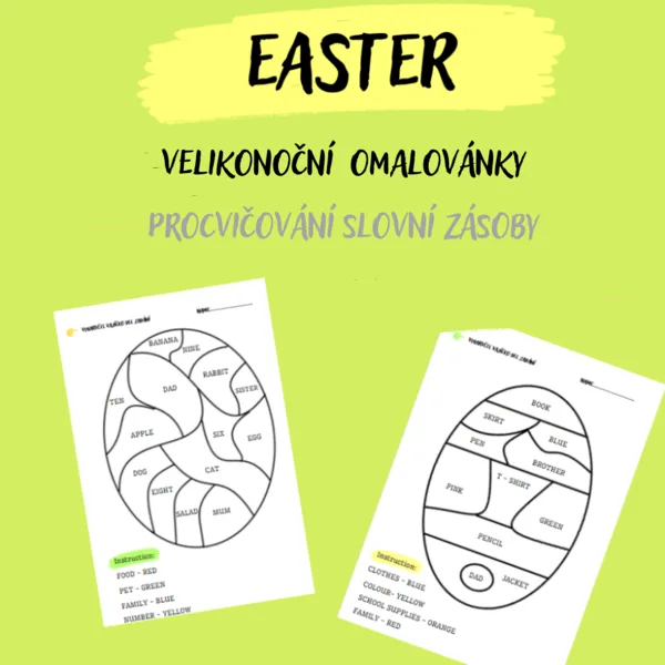 Easter - opakování slovní zásoby  1