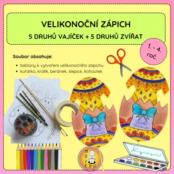 Velikonoční zápichy - šablony 1