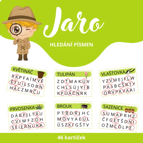 JARO - hledání písmen 1