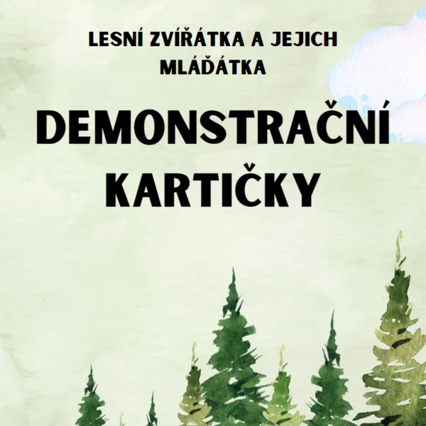 Příroda se probouzí - zvířátka a jejich mláďátka 1