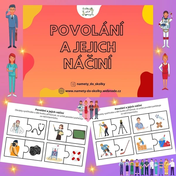 Povolání a jejich náčiní 1
