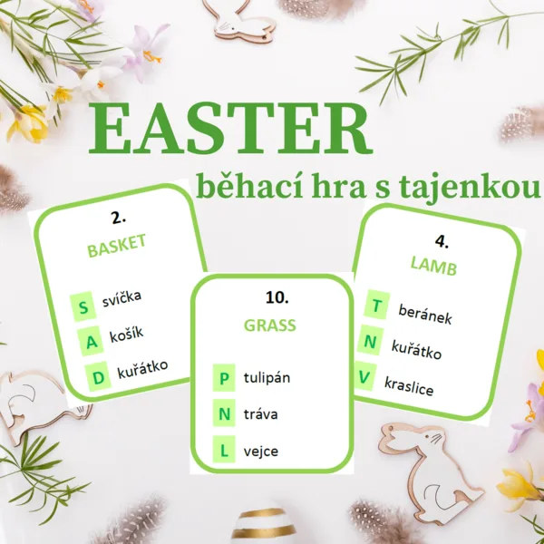 Easter - běhací hra s tajenkou 1