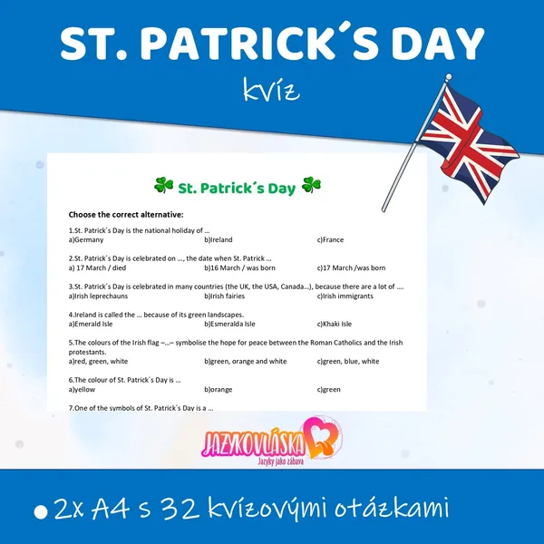 St. Patrick´s Day kvíz 1