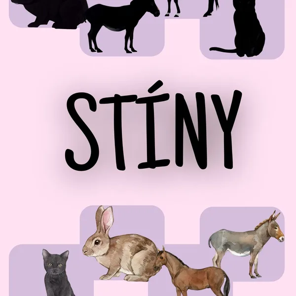 Stíny - domácí zvířátka 1