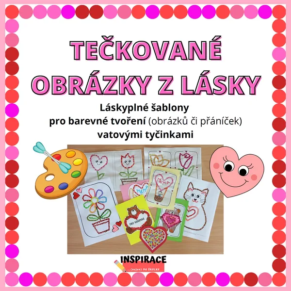 Puntíkaté - tečkované obrázky z lásky 🩷🌹 1