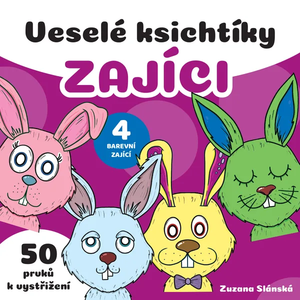 Veselé ksichtíky - ZAJÍCI BAREVNÍ 1